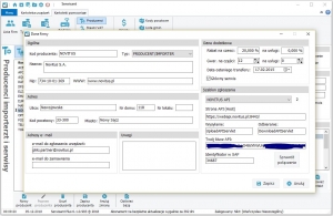 Konfiguracja Serwisanta do wysyłania danych za pomocą API Novitus S.A.